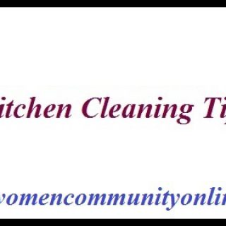 Quick Kitchen Cleaning Tips