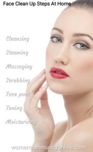 Face Clean Up Steps At Home With Home Remedies