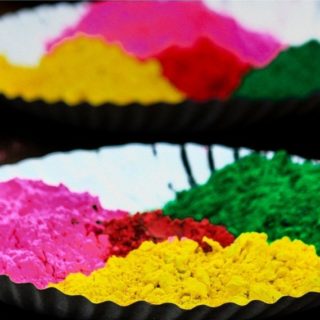 Homemade Holi Color Powder