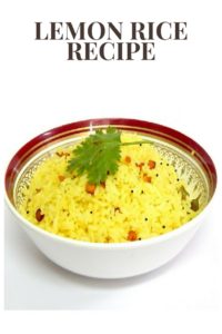 Lemon Rice Recipe 