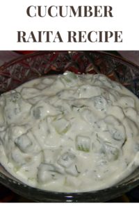 Cucumber Raita with lemon rice