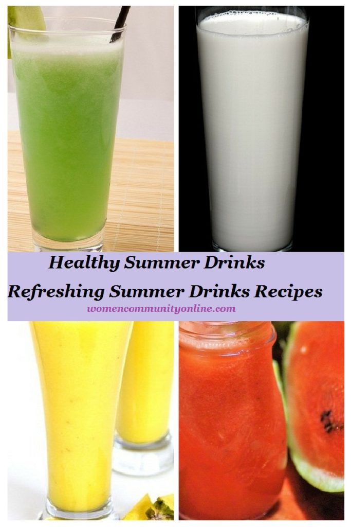 6 Healthy Refreshing Summer Drinks Recipes - Women Community Online