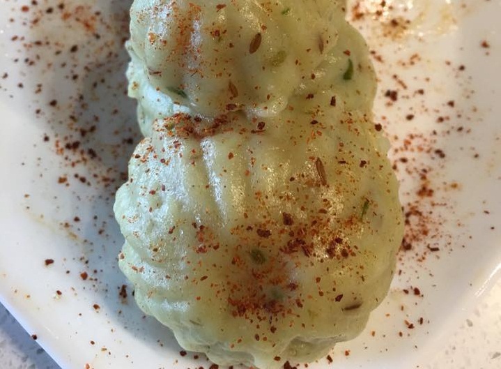 Khichu ( Rice flour porridge )