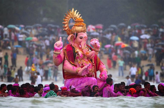 Ganesh Chaturthi Celebration In India Ganesh Chaturthi Celebration In India