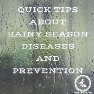 Quick Tips about Rainy Season Diseases and Prevention | Women Community Online