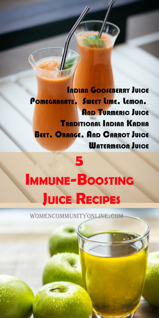 Immune Boosting Juice Recipes Women Community Online