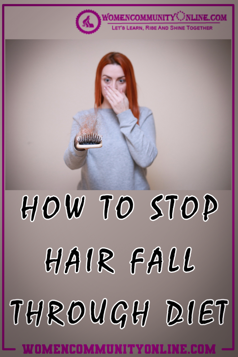 How To Stop Hair Fall Through Diet - Women Community Online