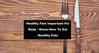 Healthy Fats Important For Body