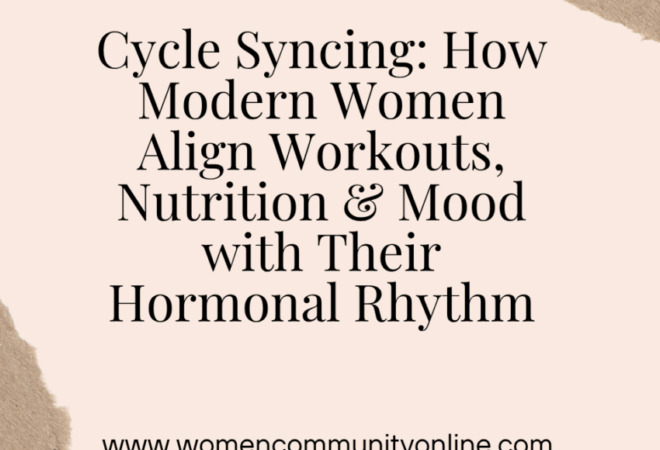 Cycle Syncing for Women: Align Your Life with Your Hormones