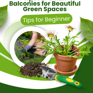 Creative balcony garden with container plants, herbs, flowers, and vertical gardening solutions