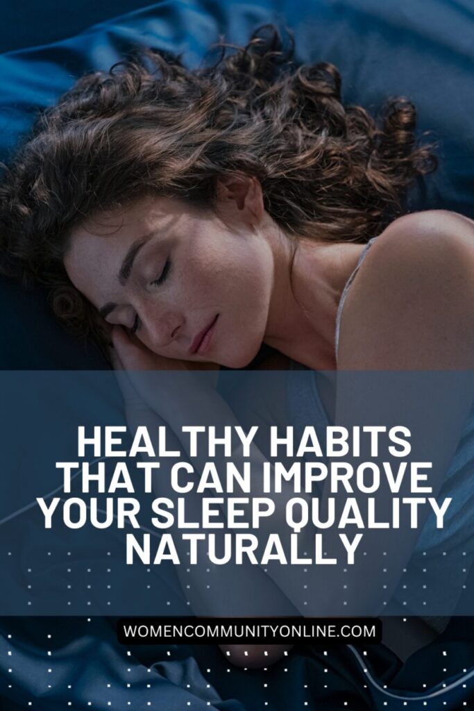 Woman sleeping peacefully in a comfortable bedroom with a calm nighttime environment