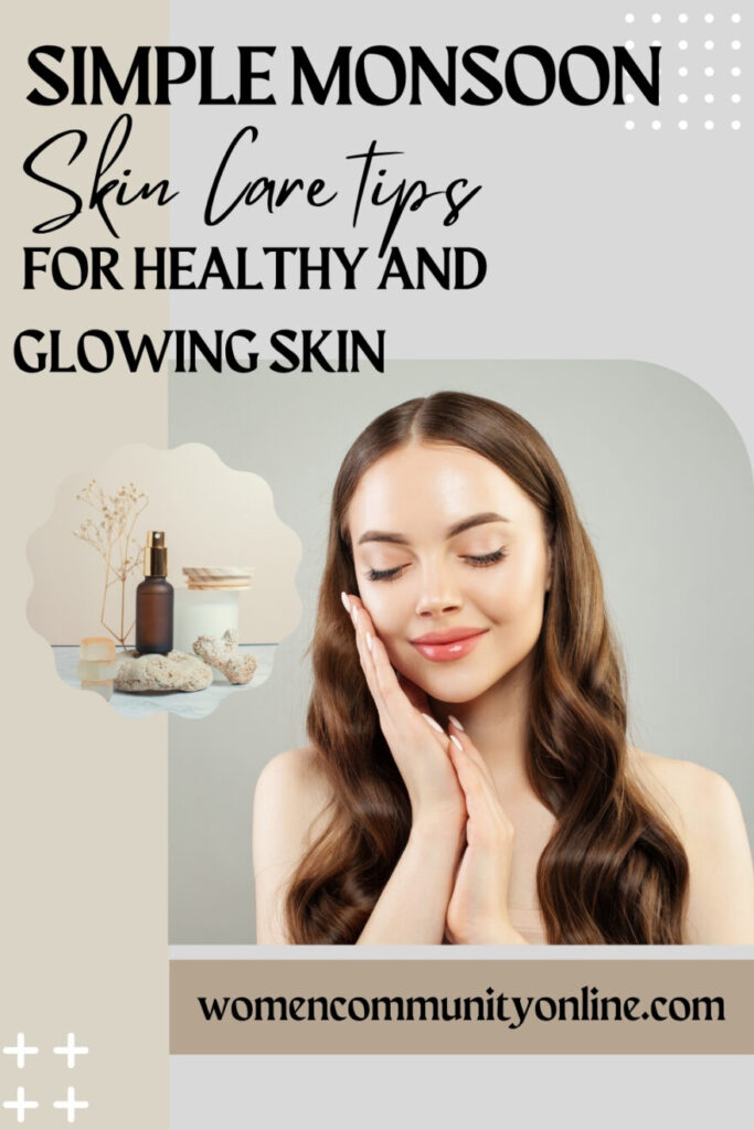 Woman with healthy glowing skin standing near a window during monsoon season with fresh natural light